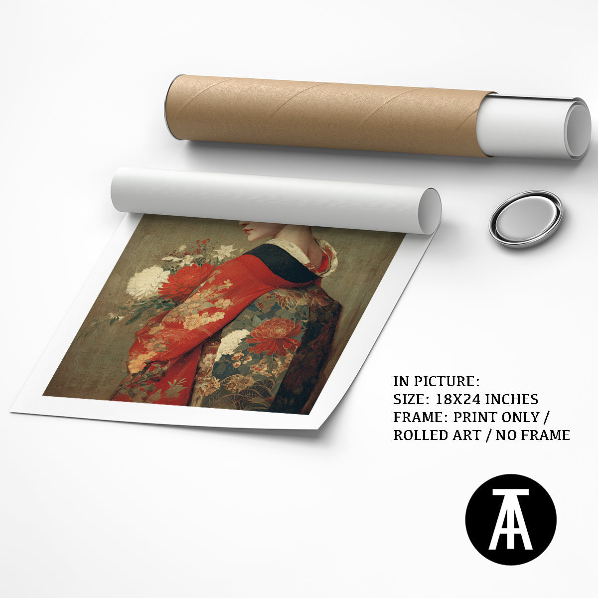 Artwork as Print Only or Rolled Art
