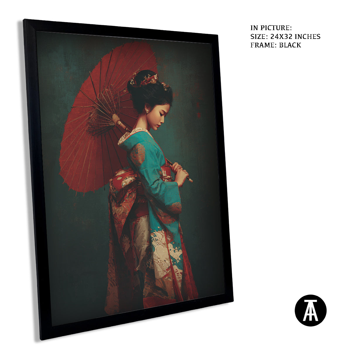 Artwork in Metal Earling Silver Frame