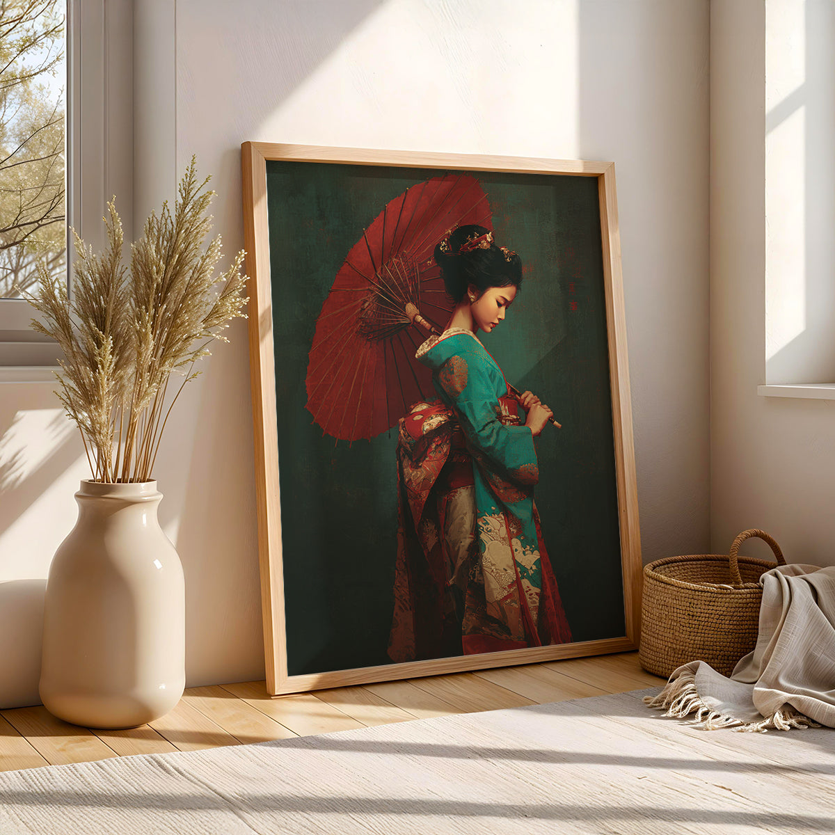 Japanese Painting in a Lifestyle Setting