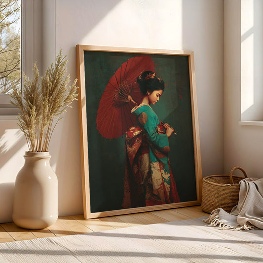 Japanese Painting in a Lifestyle Setting