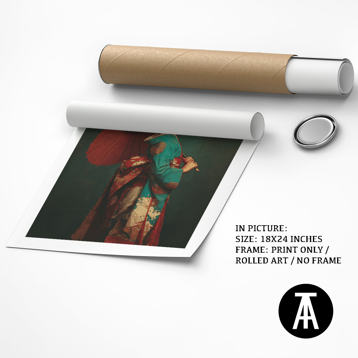 Artwork as Print Only or Rolled Art