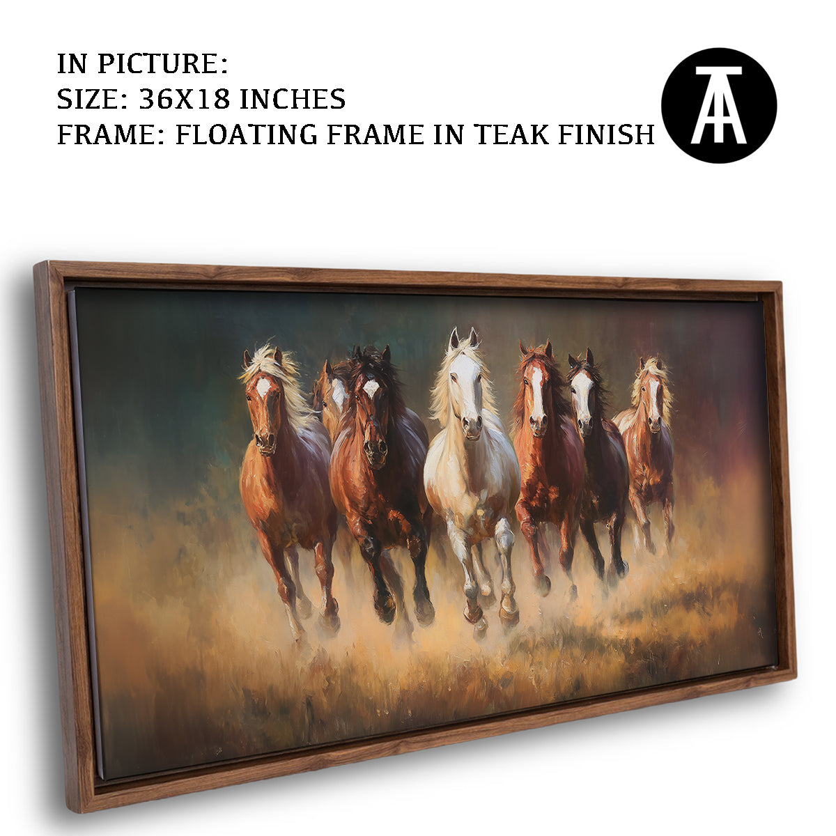 Majestic Seven Horses by TravelArty