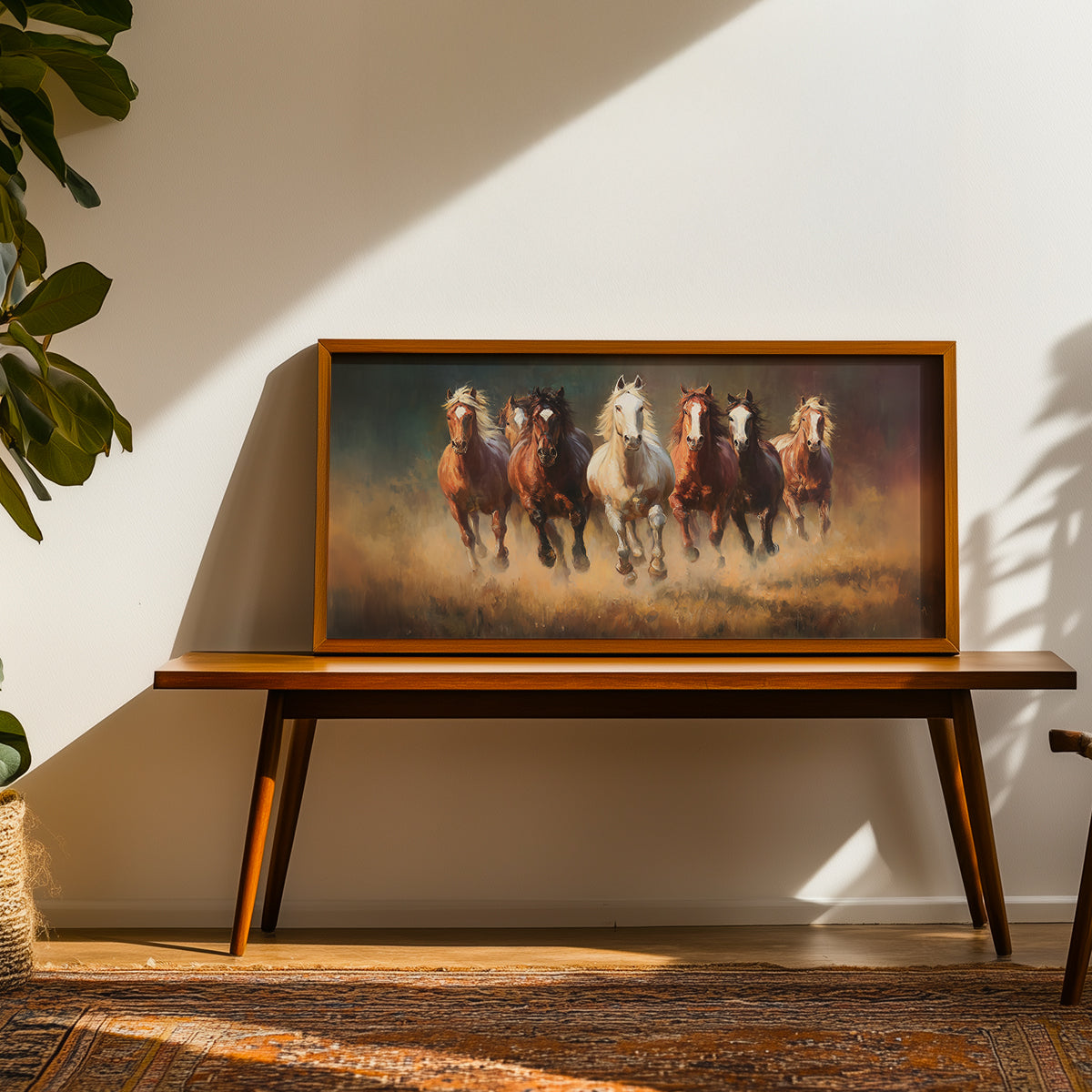 Majestic Seven Horses by TravelArty