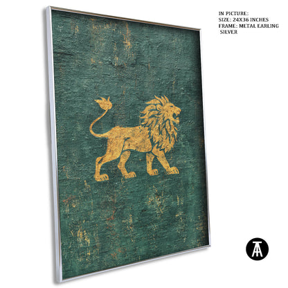 Artwork in Metal Earling Silver Frame