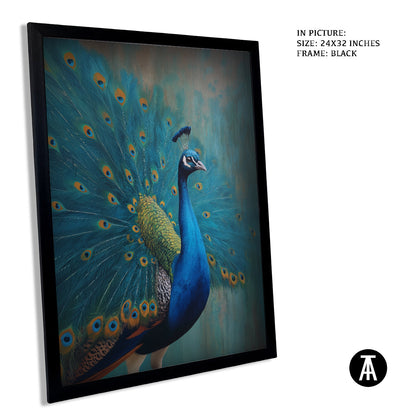 Artwork in Metal Earling Silver Frame