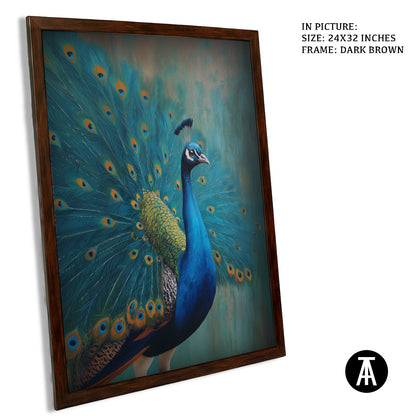 Artwork in Metal Champagne Gold Frame