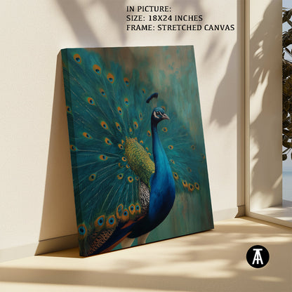 Artwork in Natural Wood Frame