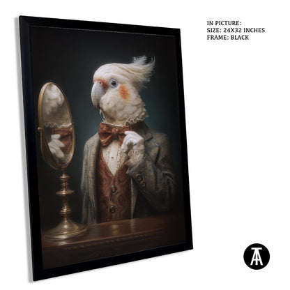 Sample Artwork in Black Frame
