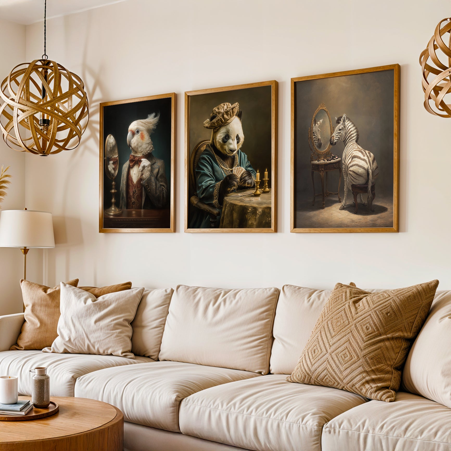 Gallery Wall Set in Lifestyle Setting