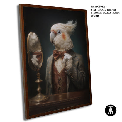 Sample Artwork in Italian Wood Framing Dark