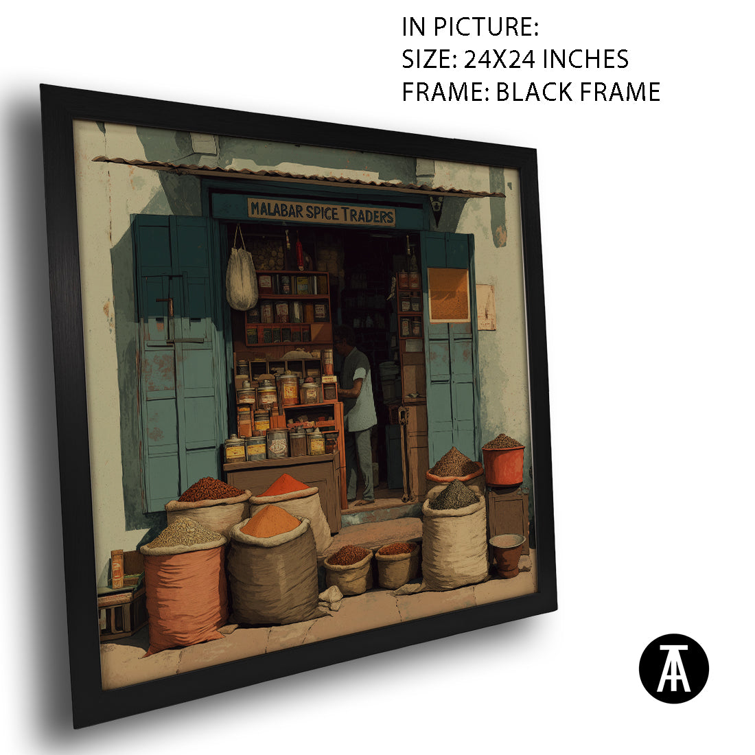 Artwork in Black Frame