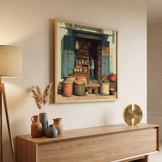 Indian Art in a Lifestyle Setting