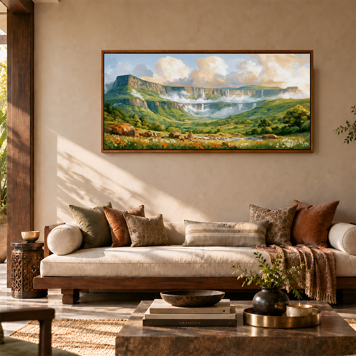 Indian Artwork in a Lifestyle Setting