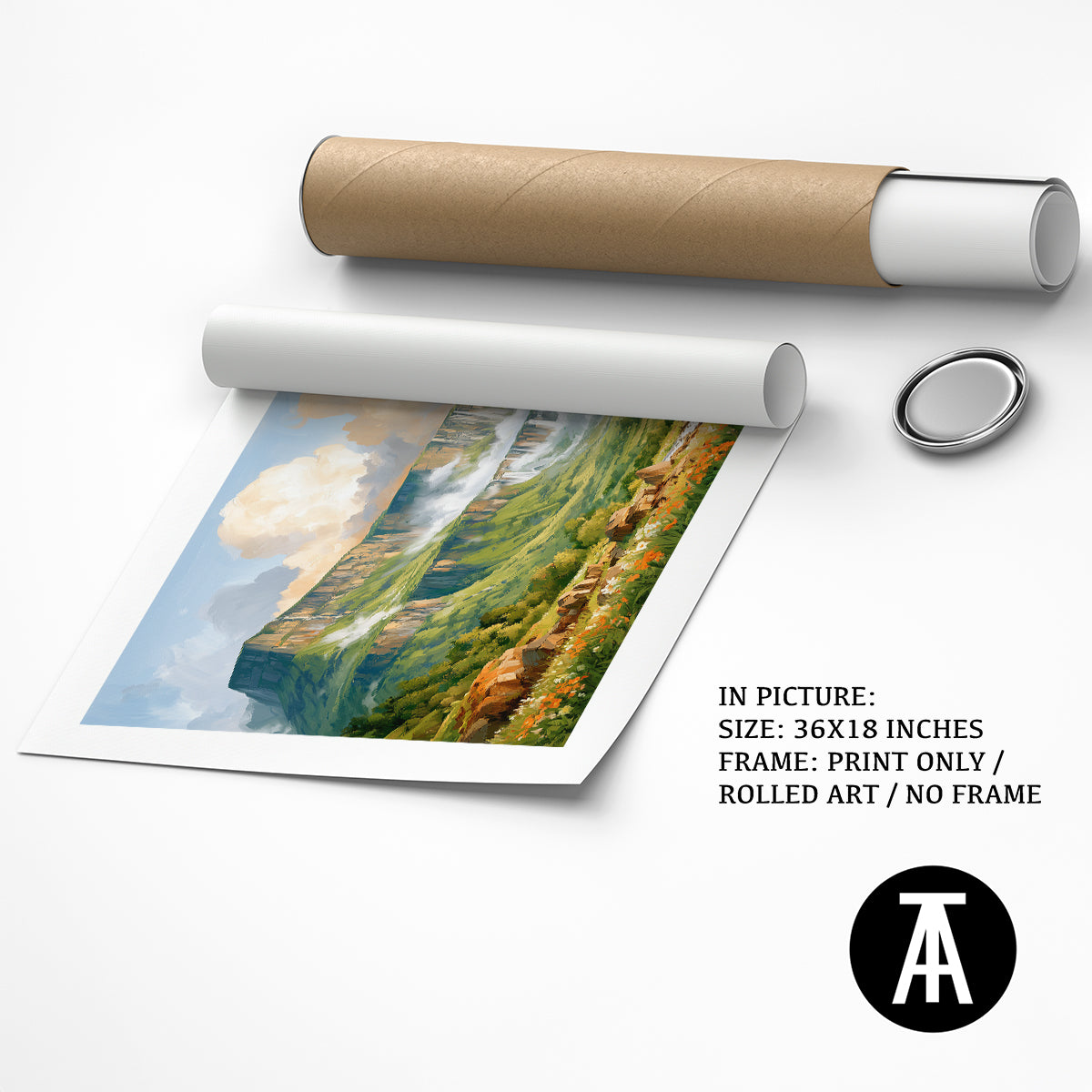 Artwork as Print Only or Rolled Art