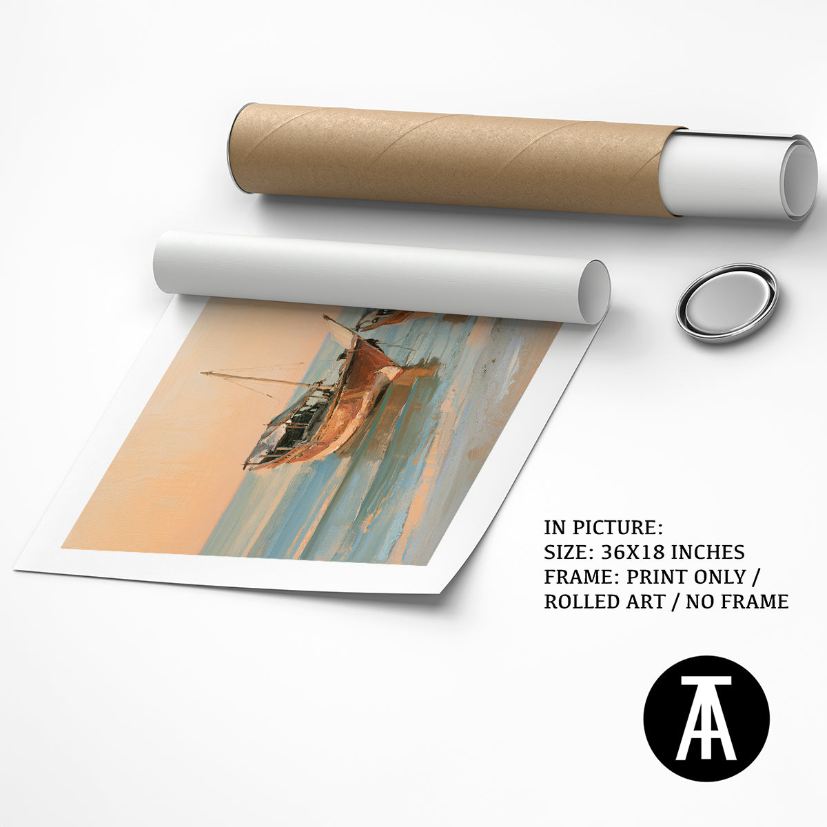 Artwork as Print Only or Rolled Art