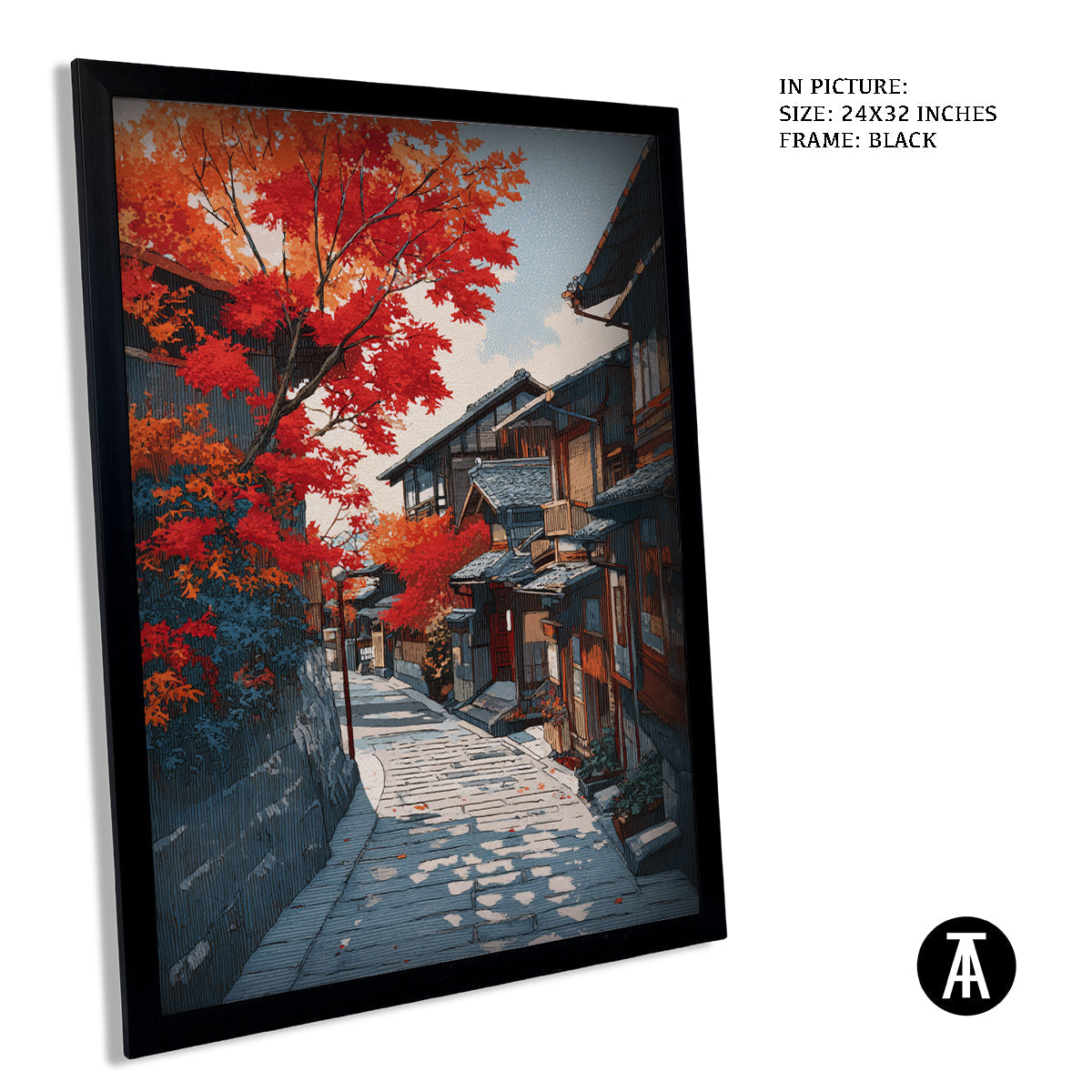 Artwork in Metal Earling Silver Frame