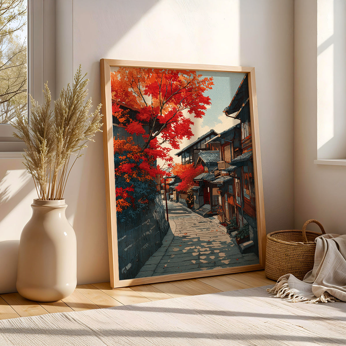 Japanese Painting in a Lifestyle Setting