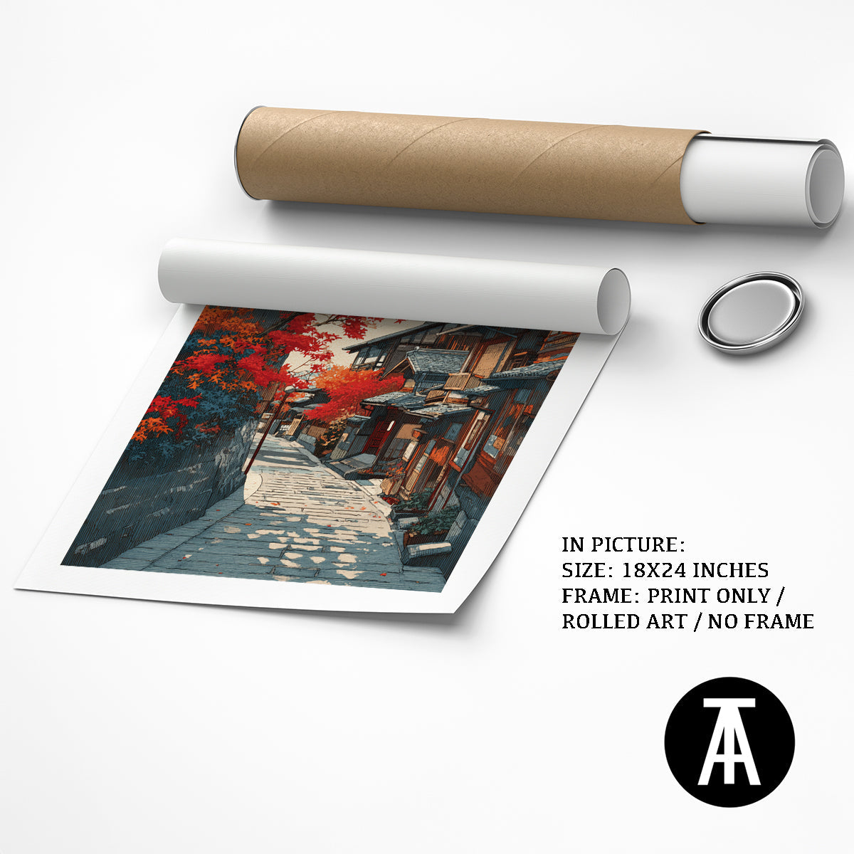 Artwork as Print Only or Rolled Art