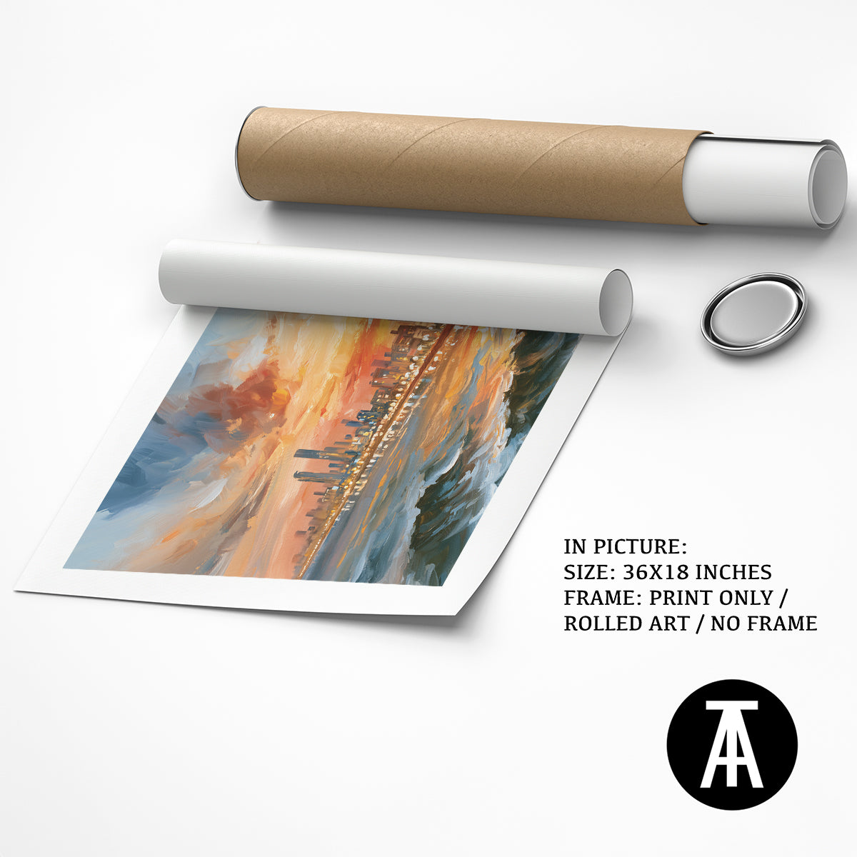 Artwork as Print Only or Rolled Art