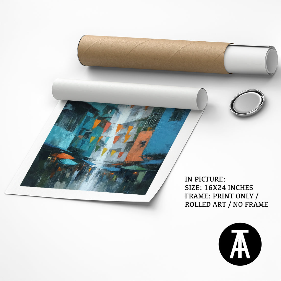 Artwork as Print Only / Rolled Art