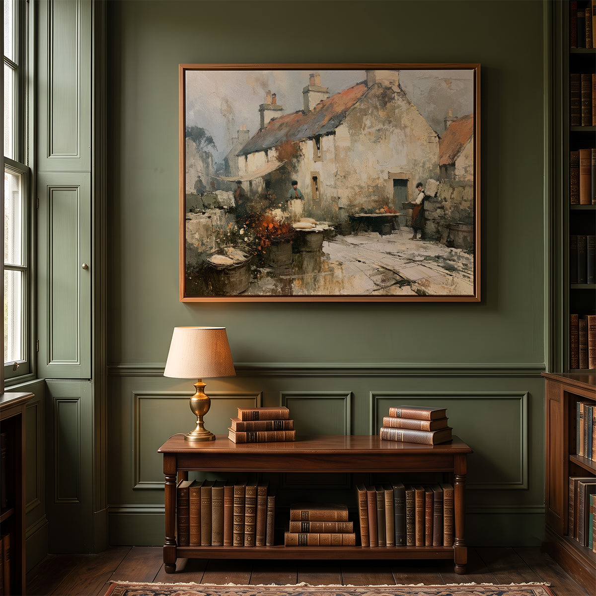 Painting in a Lifestyle Setting