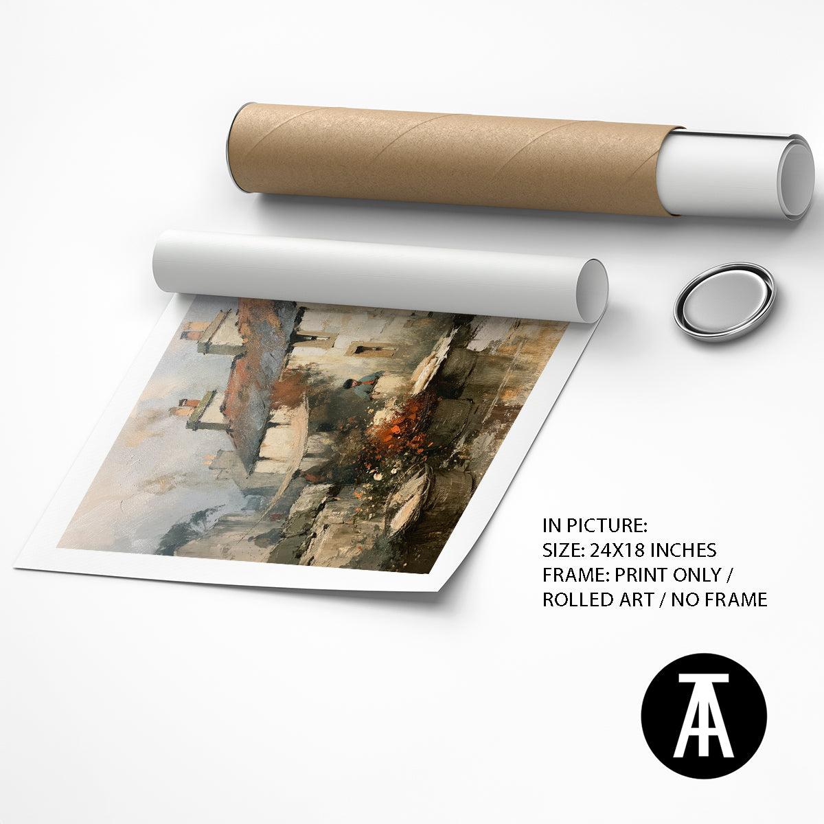Artwork as Print Only or Rolled Art
