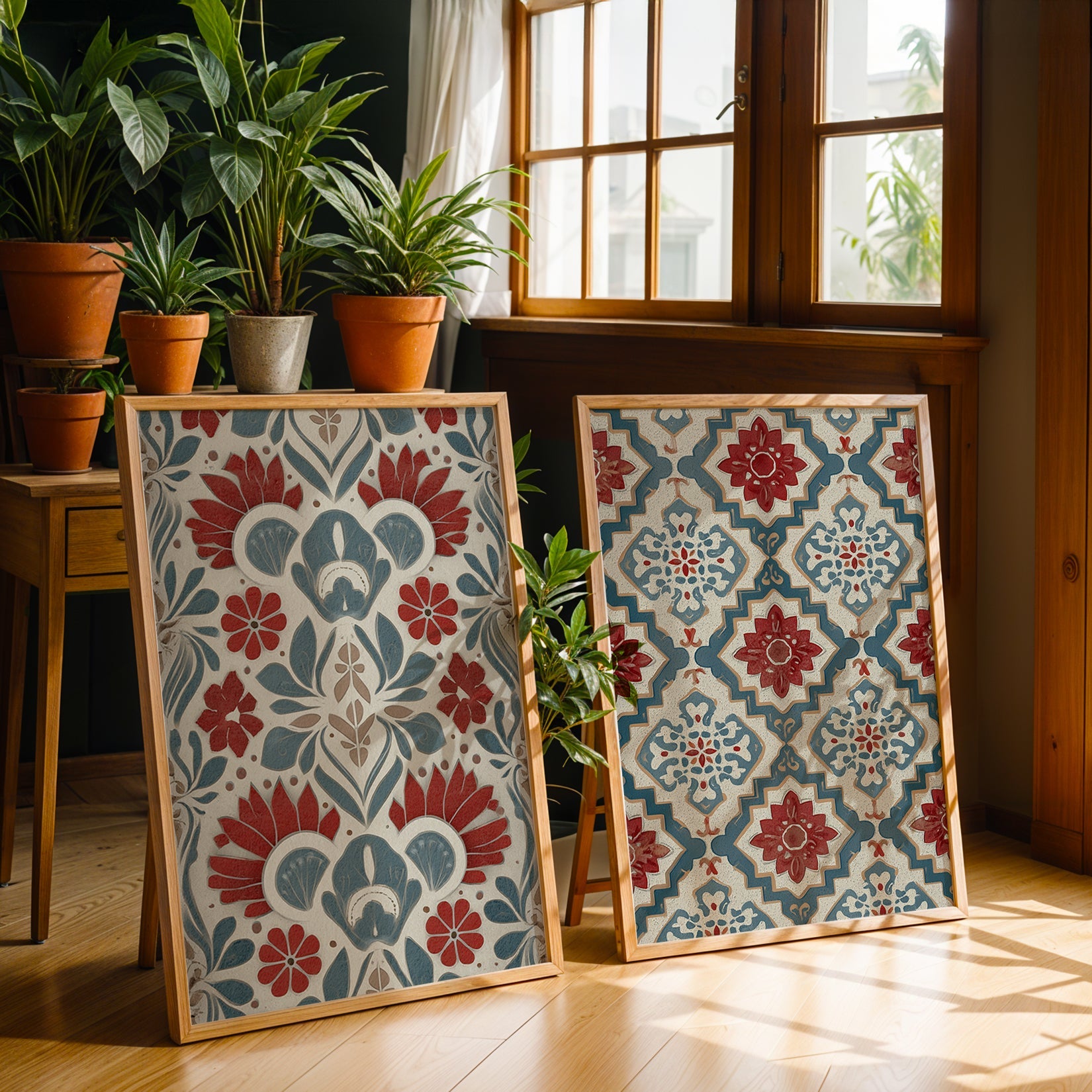 Heritage Indian Painting in a Lifestyle Setting