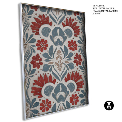 Artwork in Metal Earling Silver Frame