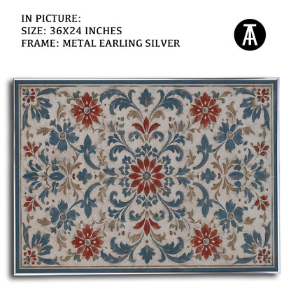 Artwork in Metal Earling Silver Frame