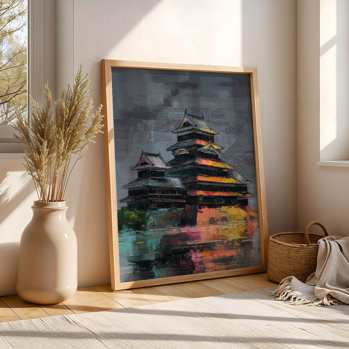 Japanese Painting in a Lifestyle Setting