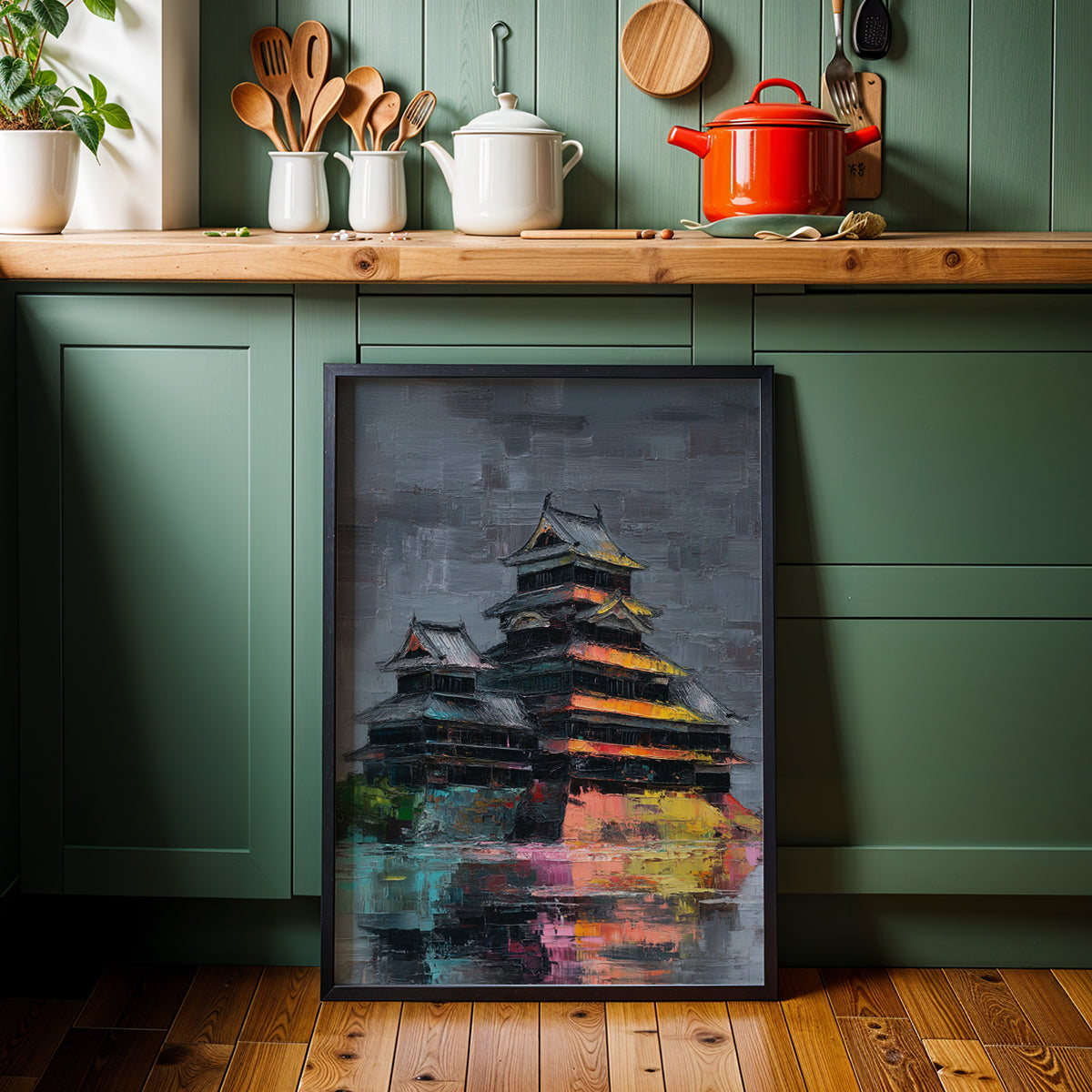 Japanese Artwork in a Lifestyle Setting