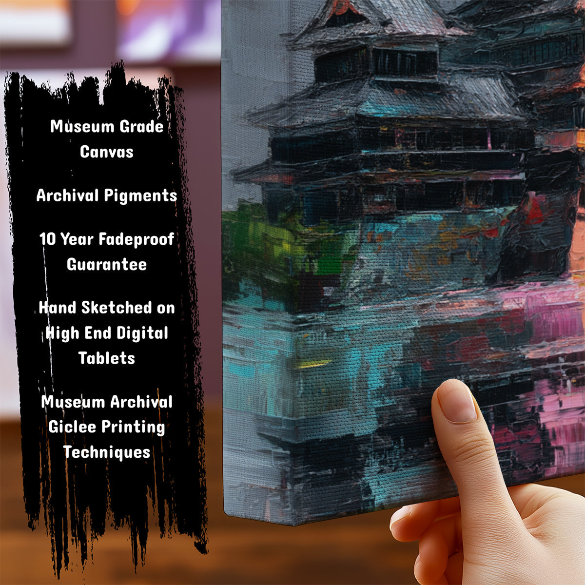 Information about Japanese Canvas Art Print