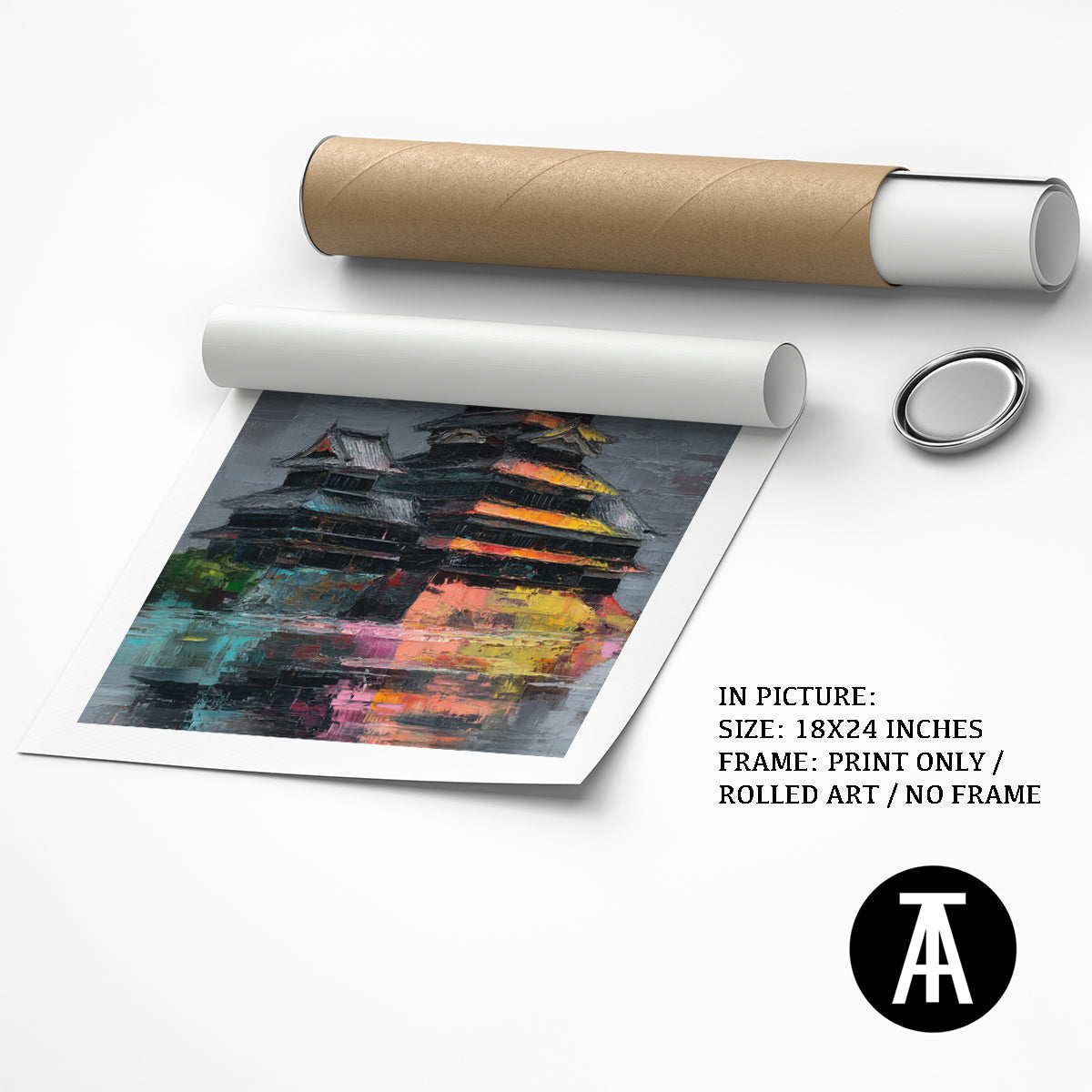 Artwork as Print Only or Rolled Art