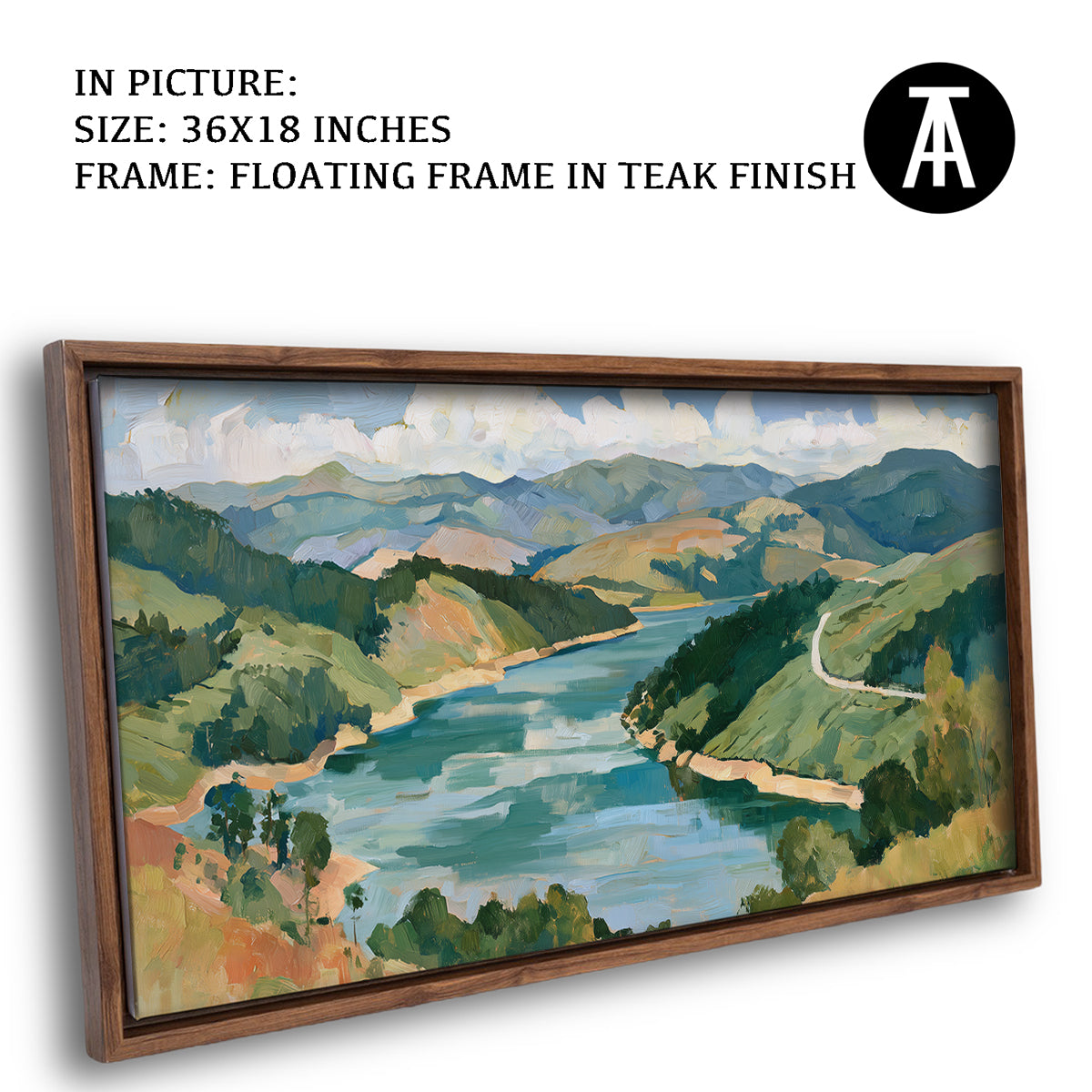 Artwork in Floating Frame