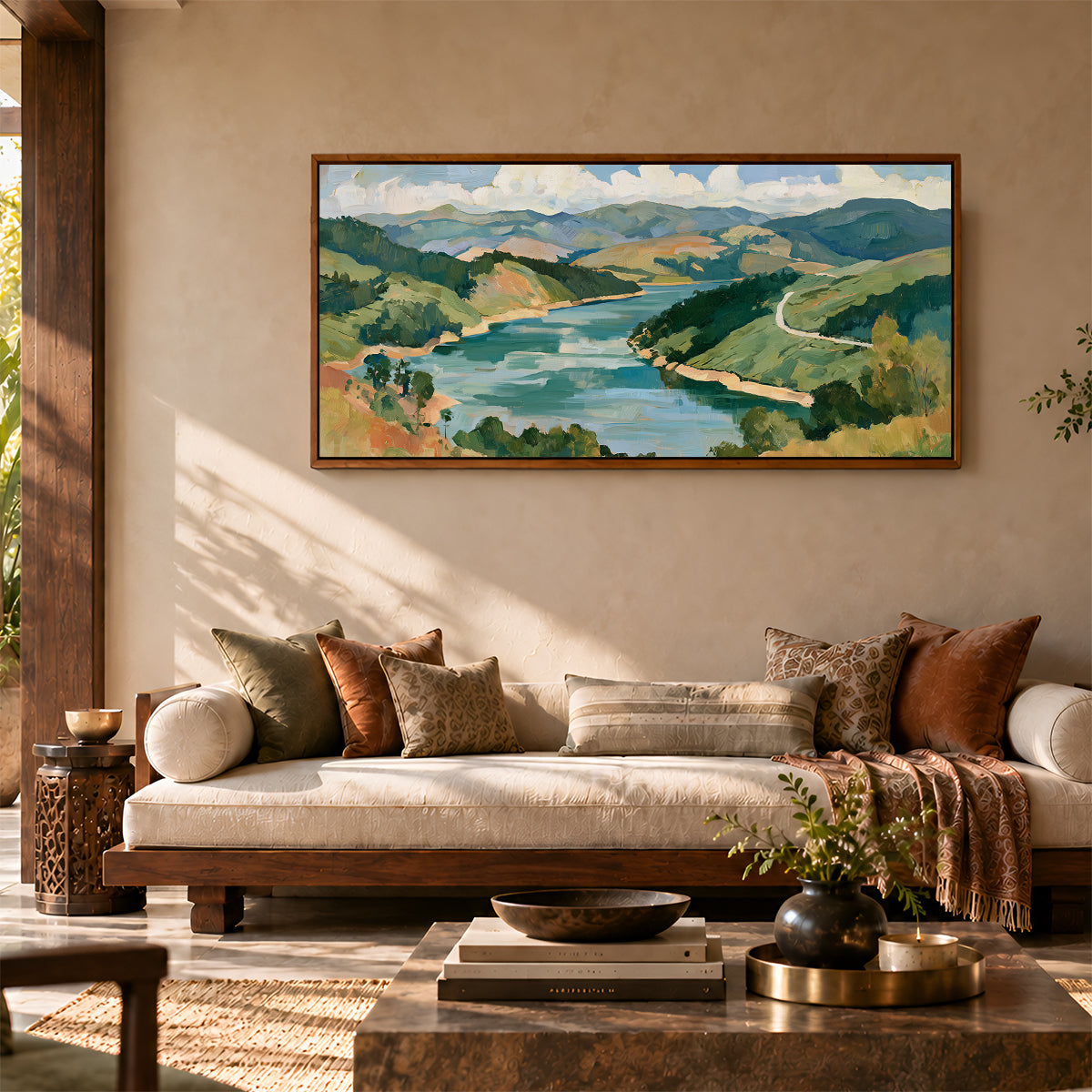 Indian Artwork in a Lifestyle Setting