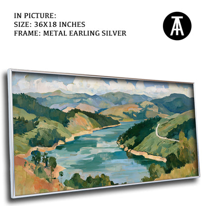 Artwork in Metal Earling Silver Frame