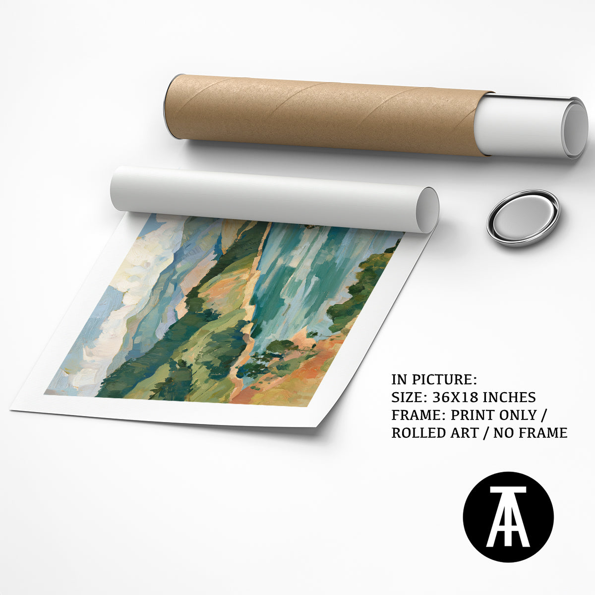 Artwork as Print Only or Rolled Art