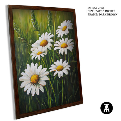 Sample Artwork in Dark Brown Frame
