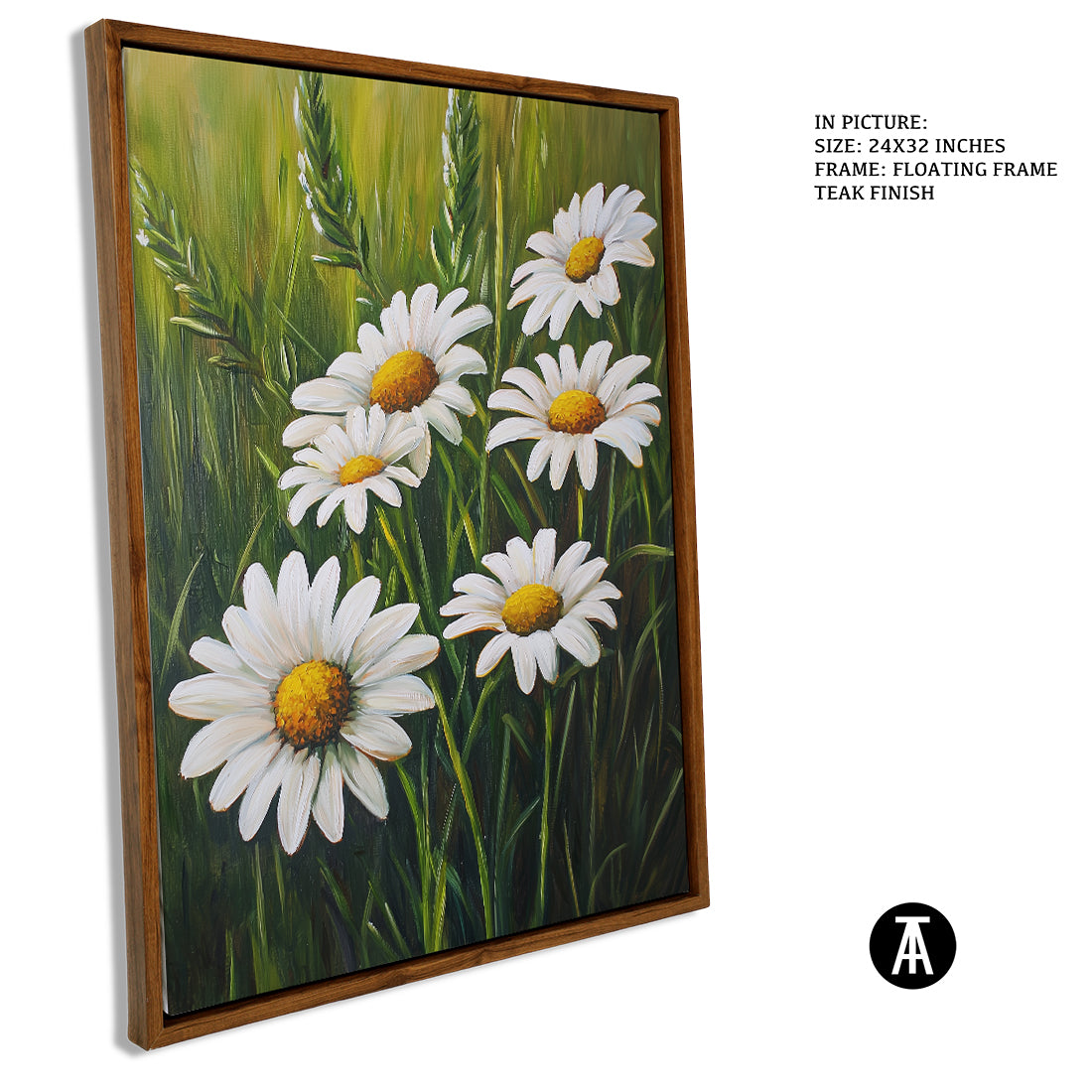 Sample Artwork in Floating Frame