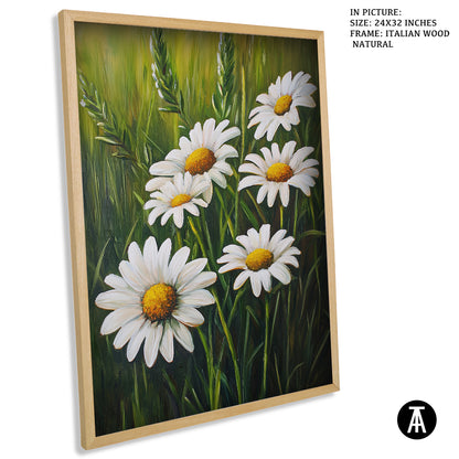 Sample Artwork in Italian Wood Framing Natural