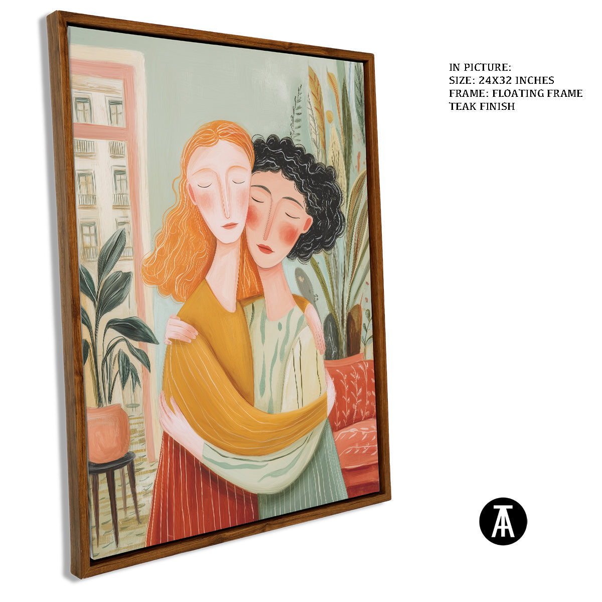 Artwork in Floating Frame