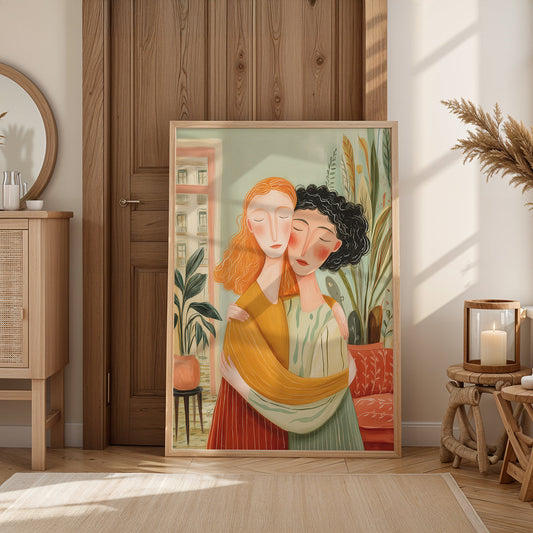 Painting in a Lifestyle Setting