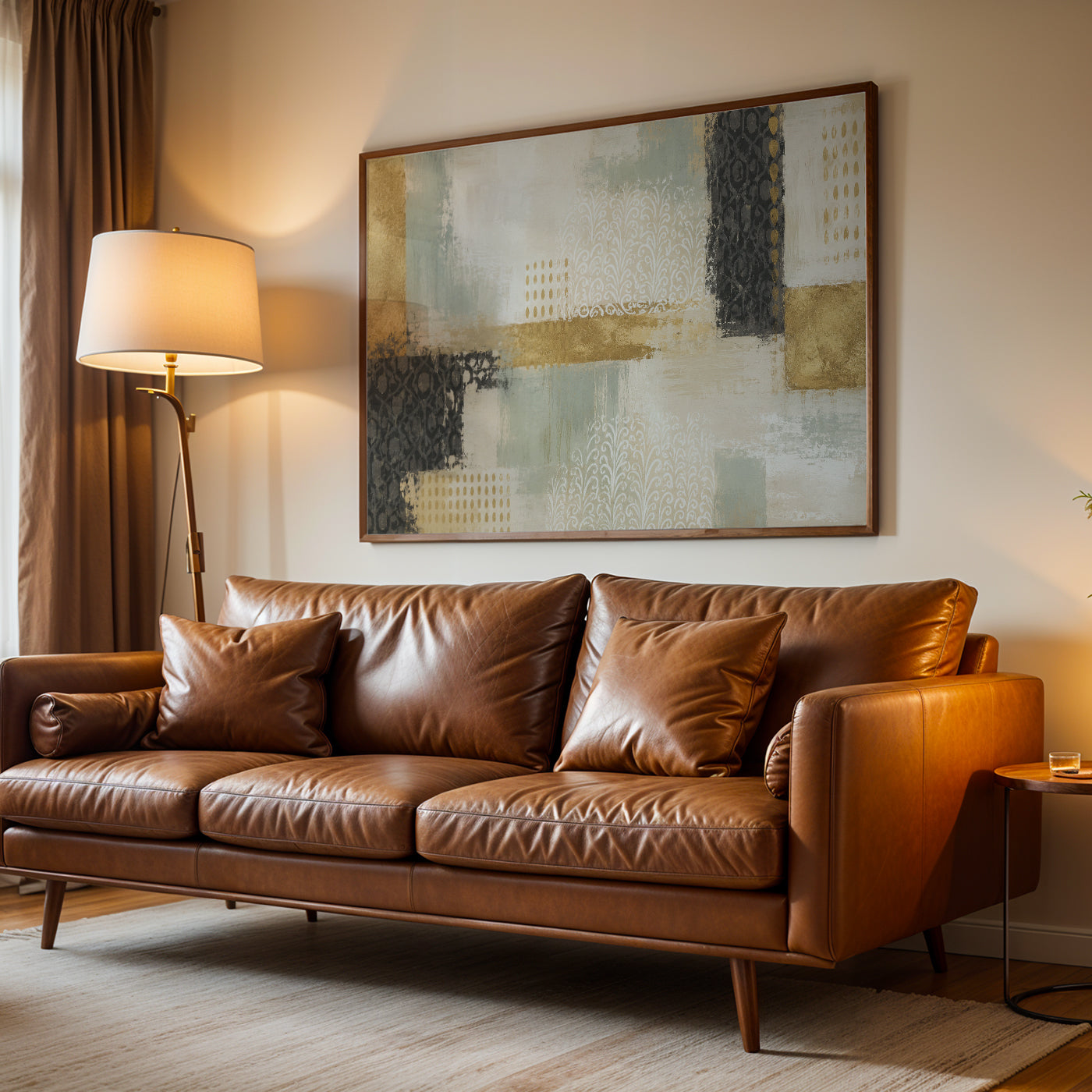 Heritage Indian Painting in a Lifestyle Setting