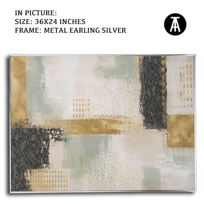 Artwork in Metal Earling Silver Frame