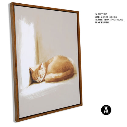 Sample Artwork in Floating Frame
