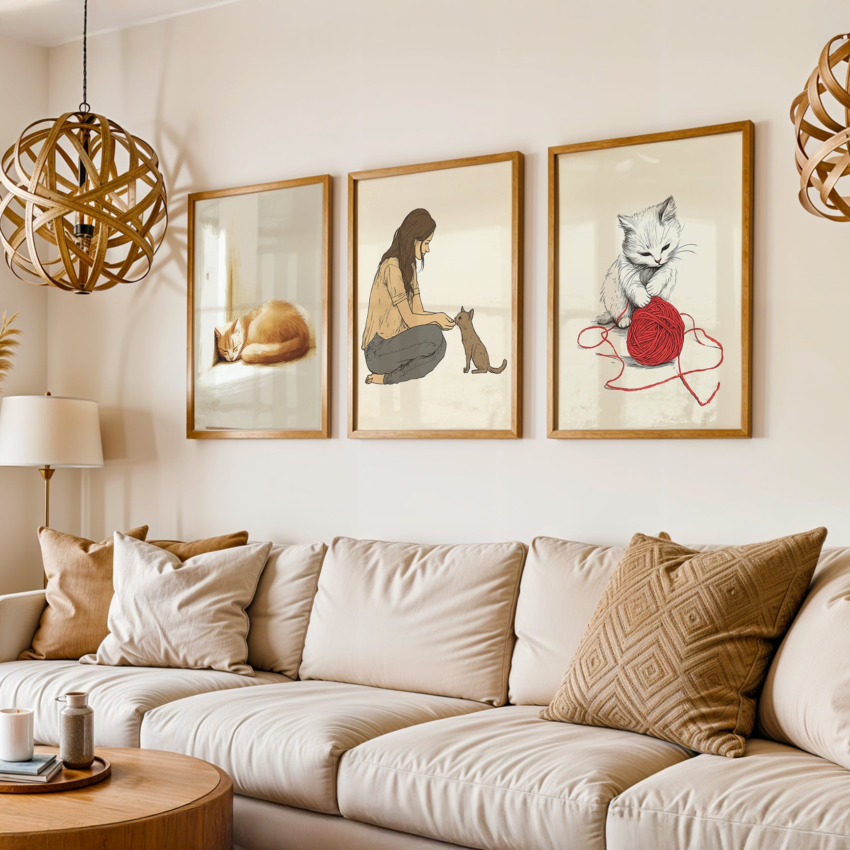 Gallery Wall Set in Lifestyle Setting