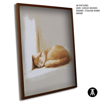 Sample Artwork in Italian Wood Framing Dark