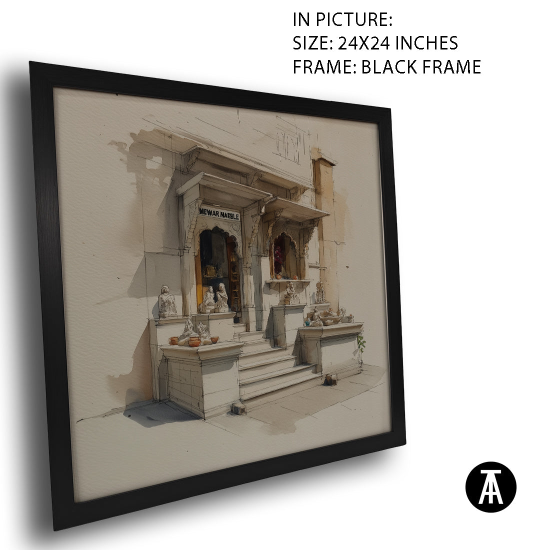 Artwork in Black Frame