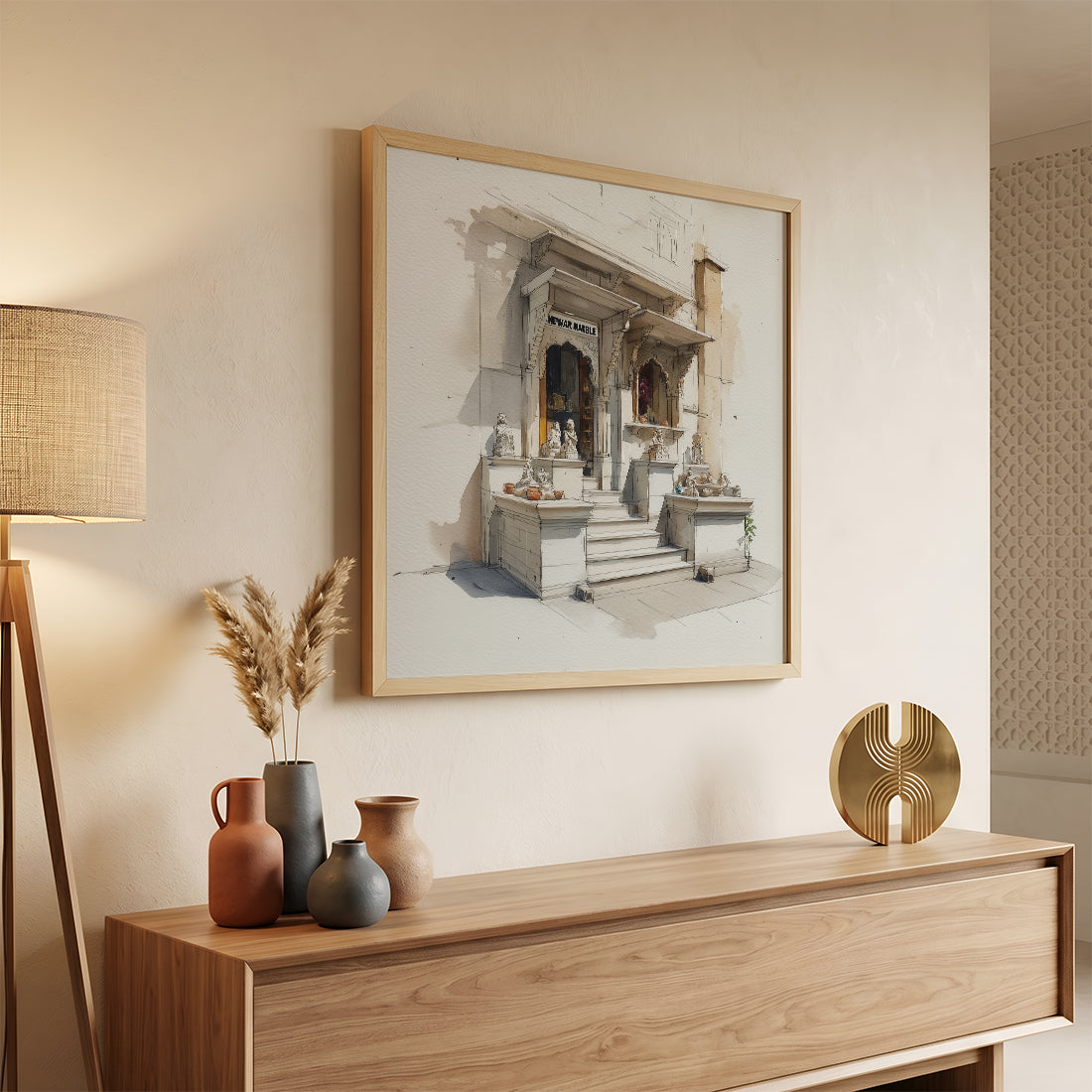 Indian Art in a Lifestyle Setting