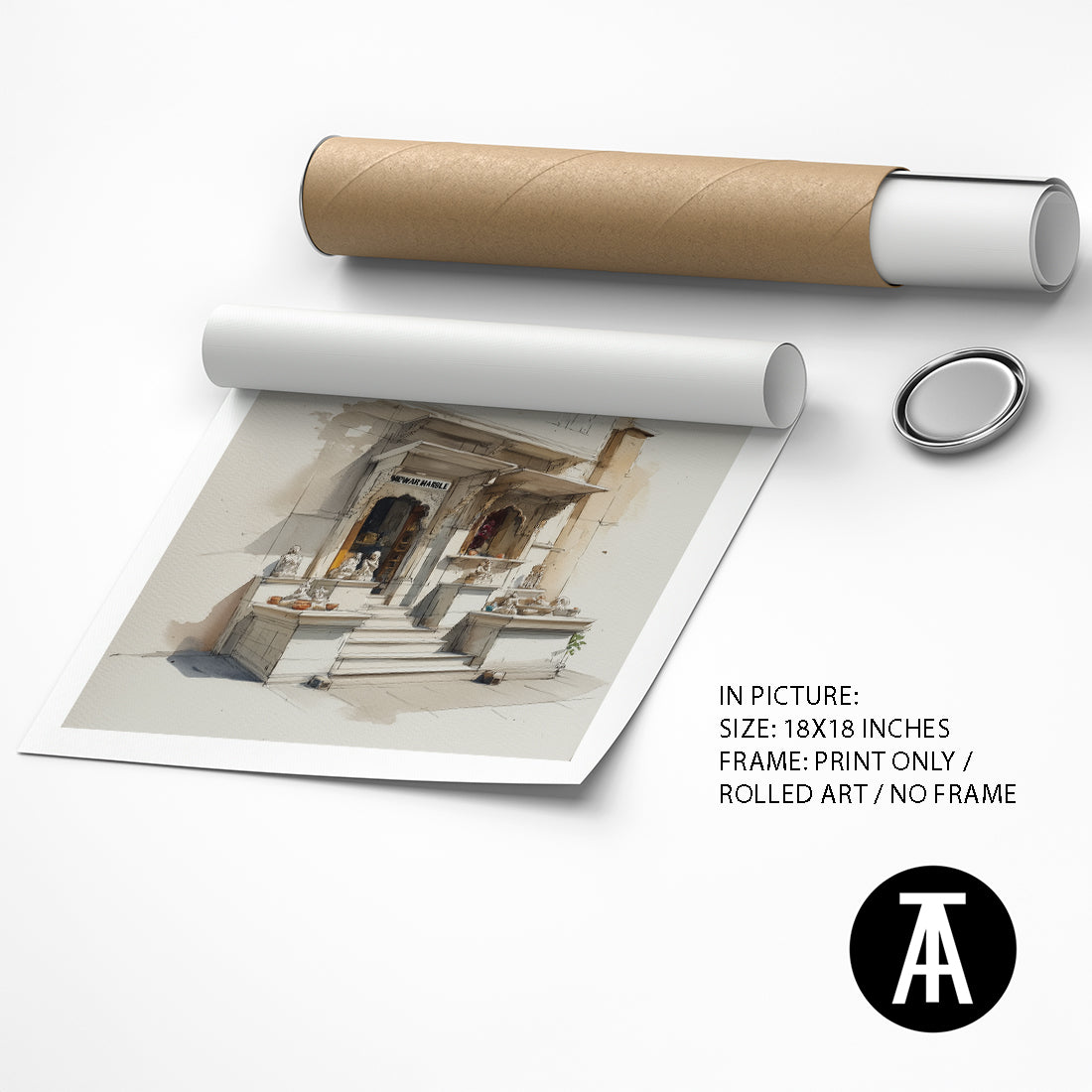 Artwork as Print Only / Rolled Art